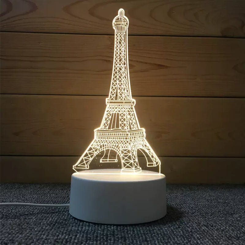 Lâmpada LED 3D