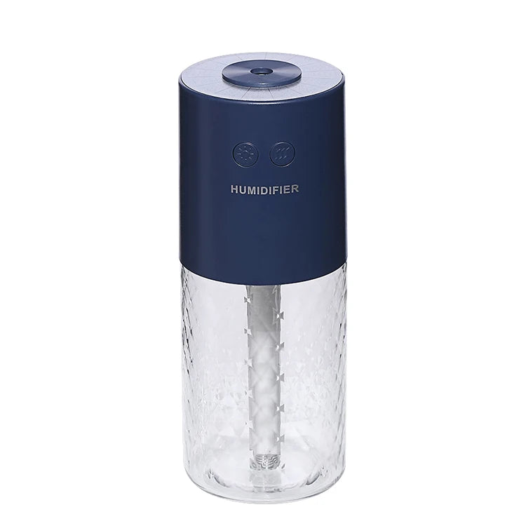 Umidificador de ar portátil com luz de projeção fria 200ml
