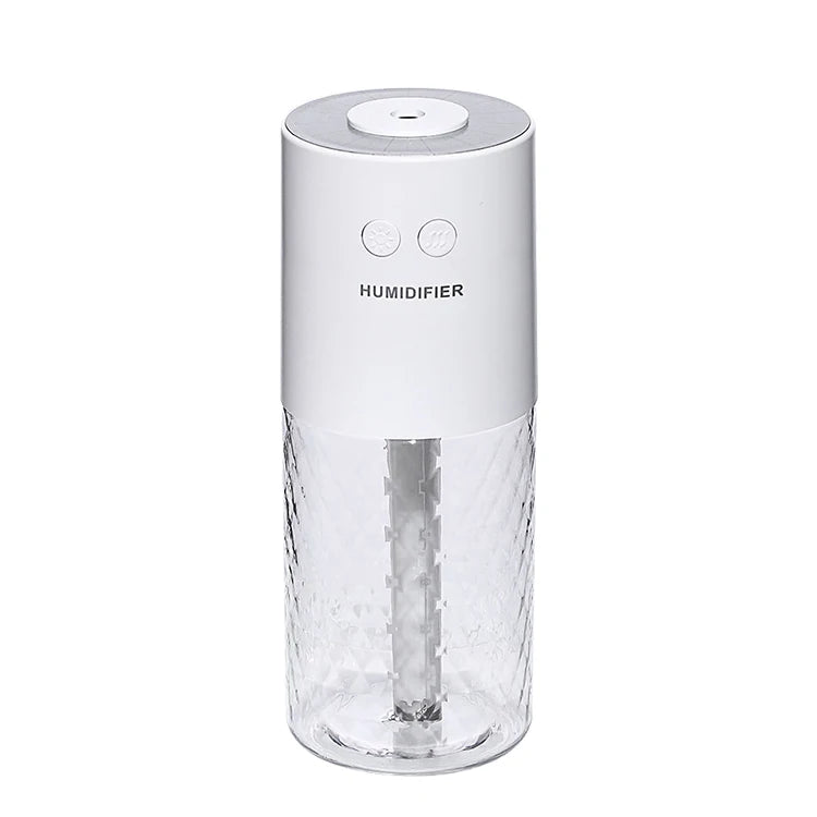 Umidificador de ar portátil com luz de projeção fria 200ml